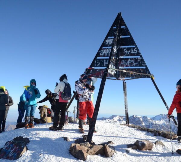 The summit of Toubkal 4167m