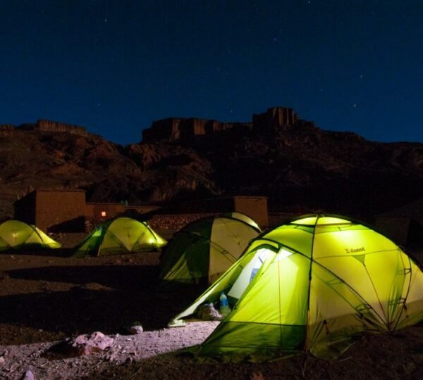 camp in the jbel saghro